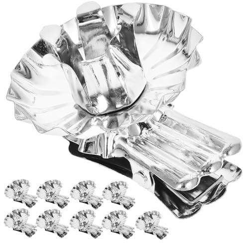 TOPBATHY 72 STK Kerzenhalter-Clips Weihnachtskerzenclip Für Baum Clip Am Kerzenhalter Neuheit Christbaumschmuck Christbaumkerzenhalter Clips Weihnachts-teelichthalter-Clips Eisen