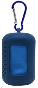 AYWTIUN Sporthandtuch Tragbares Mikrofaser-Handtuch, schnelltrocknend, for Fitnessstudio, Radfahren, Strandsport, kühlendes Dusch- und Badetuch, leichtes, saugfähiges Silikon(Dark Blue,Large)