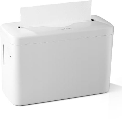 Modundry Dispenser Carta Asciugamani, Dispenser di Asciugamani da Banco, Dispenser Salviette Bagno, Commerciale Bagno Cucina Tavolo, Bianco