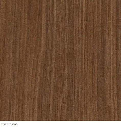 Mobile Lavatoio Lavapanni con Vasca in Resina, Struttura in Legno Truciolare Idrorepellente, Asse di Lavaggio, Sifone di Scarico, Piedini Regolabili, 18 mm (rovere cacao)
