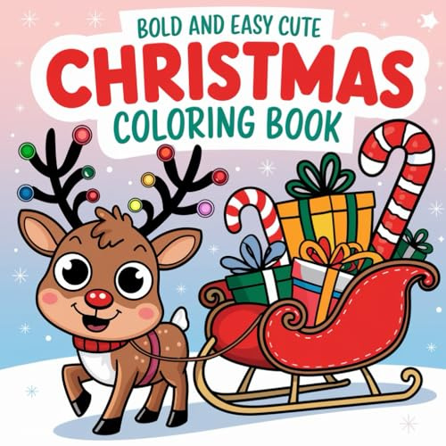 Süßes Weihnachtsmalbuch - Cute Christmas Coloring Book