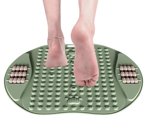 Tapis de massage des pieds – Tapis de point de pression des pieds | Stimulateur de massage | Coussin de pression des orteils | Stimulateur de pression des orteils de la maison antidérapant pour les