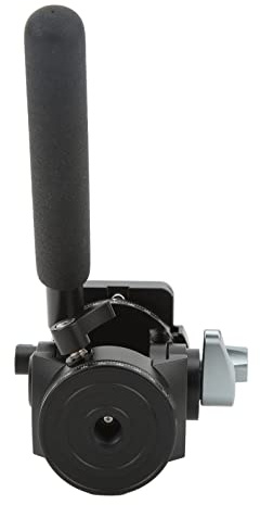 aqxreight Video Stativkopf Aluminiumlegierung Tragbare Dämpfung Stabiler Fluid Video Head mit Abnehmbarem Griff
