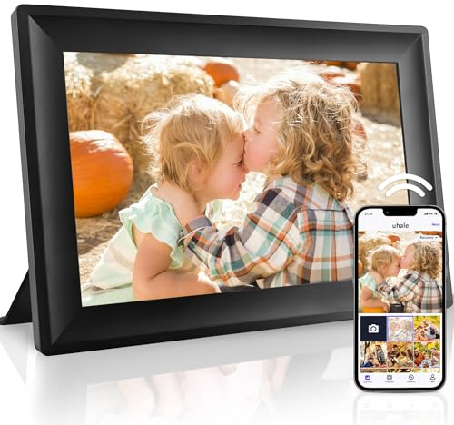 YUYIALARM WiFi Uhale Digital Picture Frame,1280x800 HD IPS Touch Screen,Share Videos Photos Instantly Send Wishes via Uhale App from Anywhere, Gifts for Mother' Day(10.1 Inch)