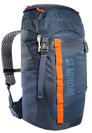 Tatonka Kinderrucksack Wokin 15L - Rucksack für Mädchen und Jungen ab 6 Jahren - Inklusive Sitzkissen und Reflektoren für gute Sichtbarkeit - Aus recycelten Materialien