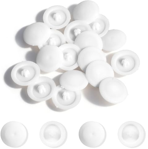 150 Pcs Screw Cap Covers, 12mm Screws Caps White Waterproof Self Tapping Cap Decorative Plastic Screws Caps for Diameter 7-8mm Self Tapping