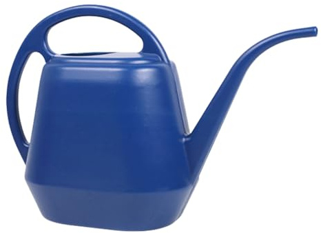 Joygoodta Annaffiatoio, annaffiatoio in plastica per Giardino, 4 Litri, Manico Lungo, Leggero, per Esterni, Acqua idratata per Piante da Interno, Blu Scuro