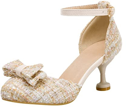 Högklackade skor, flickor, pumps, klädskor, trendiga med stängning, kvällsskor, prinsesskor, elegant med rosett, högklackade sandaler, performance, flickskor, klänning, skor