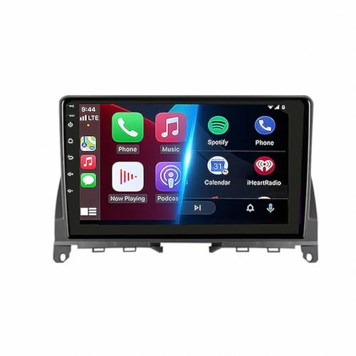 Lastbilsnavigering för Benz C Class 2006-2011 Bärbar Livenavigering, Biluppspelning, Spegellänk, Musik Och Videospelare Siri/Airplay/Aux/Fm/Radio Bilradio Stereo Gps Navi, 8 Kärna 8G＋256G