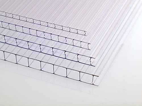 Löffert Gewächshausplatten | 4mm, 6mm, 8mm, 10mm | 5er & 10er Set | Transparent | PVC | 121,0 x 60,5cm, 150 x 60,5cm, 140 x 70cm, 150 x 70cm (4mm - 5 Stück, 150 x 70 cm)