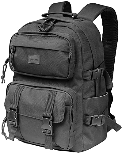 Mochila Casual Ligera Mochilas Escolars Adolescente para Colegio Universidad y Trabajo Mochilas Viaje para Hombre y Mujer Mochila Portatil para 15 Pulgadas,Backpack para Deporte y Negocios(Negro)