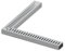 MaTaDa® Ecke 50x50cm für Entwässerungsrinne Fassadenrinne Terrassenrinne aus Edelstahl extra flach