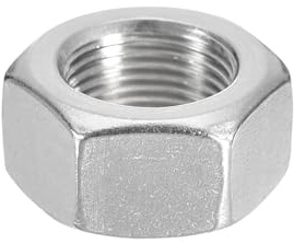 METALLIXITY Hex Nuts (M20x1.5mm) 1Pcs, 304 Stainless Steel Metric Fine Thread Hexagon Nut Hardware - for DIY Home Repair Machinery, Silver