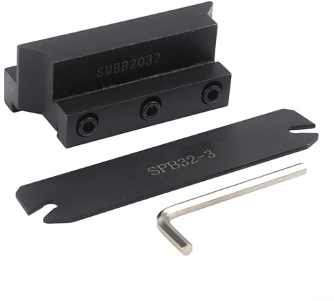 Soporte de herramienta de corte CNC y torno de metal conjunto de cuchillas SMBB2032 con hoja SPB332 para la abrazadera de sujeción de herramientas de cuidado y metalurgia industrial