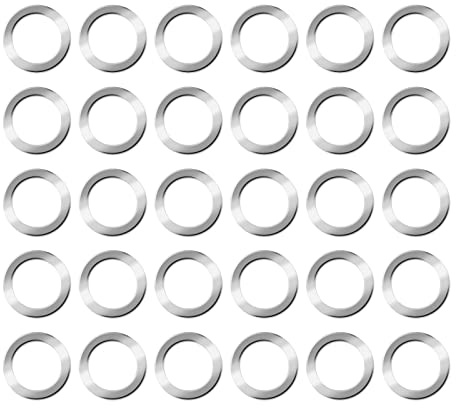 YINETTECH 30PCS Lightweight Tippet Rings Fly Fishing Trout Fishing Line Tippet Leaders Stainless Steel Small Tackle Fishing Tool Accessories 2mm 25LB