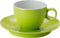 BRUNNER 0830055C.C34 - Juego de 2 tazas de café expreso de melamina, juego de café expreso, color verde, 10 ml