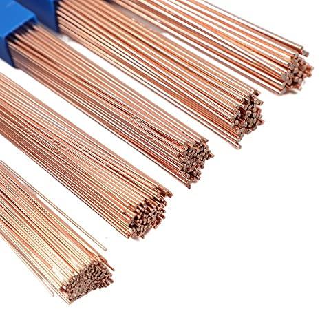 AHSKY 5 stücke/10 stücke Messing Schweißstab Durchmesser 1/1,5/2/2,5/3mm 50 cm Phosphor Kupfer Elektrode Schweißdraht Lötstab Bronze Keine Notwendigkeit Lötpulver (Size : 3.0mm, Color : 5pcs)