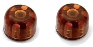 Confezione 2 Pezzi Fermaporta autoadesivo in gomma da pavimento - Ferma Porta in Gomma, Paracolpo Adesivo da Pavimento in gomma, Protezione Apertura Porta (Marrone)