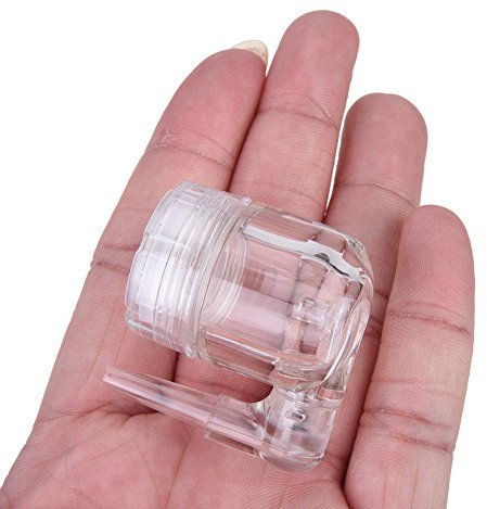 EIMSOAH DIY Check CO2 System Counter Valve Bubble Aquarium U-Shaped,CO2 Diffuser, Valve Bubble Counter, for Fish Tanks Up to 300L