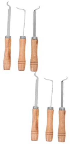 Alipis 6pcs Stainless Steel Range Hood Scrapers Cleaning Tools for Cooker Hood Kitchen Cleaning Supplies Scraper Blades for Easy Kitchen Cleanin