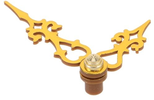 OSOLADY Goldene Kuckucksuhr Zeiger aus Metall für Selbstgemacht Reparatur | Seamless Kompatible Uhrteile, Einfache Montage, Verschleißfest, Glatt und Leise, Klassisch Dekorativ