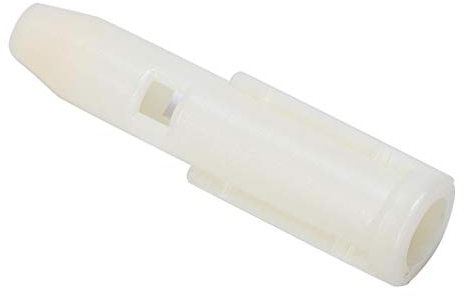 Funda de cambio de marchas, adaptador de pomo de cambio, 1 pieza de plástico blanco, funda adaptadora de pomo de cambio de marchas para Peugeot 206207306307308