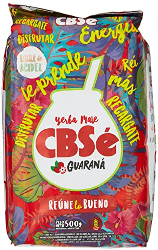 Qumir - Yerba Mate Cbse Energia con Guarana 500 grs - La Primer Yerba Mate Saborizada de Argentina - Lider en ventas
