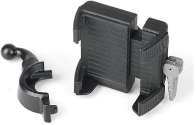 ZEEBQHKLW Support de Navigation Support De Navigation pour Moto Support GPS pour Smartphone pour Gold Wing GL 1800 GL1800 F6B 2018 2019 2020 2021 2022 2023 2024(Left Black Phone Holder)