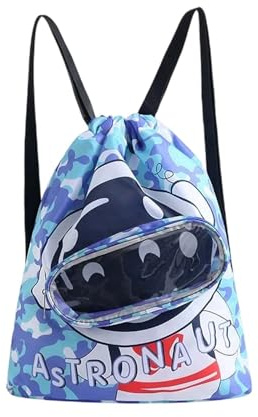 Mochila para la escuela con cordón, bolsa de natación para niños, bolsa de natación para niños, con cuerda, baile, viajes, ballet, gimnasio, para niñas, niños, natación, campamento de verano, piscina