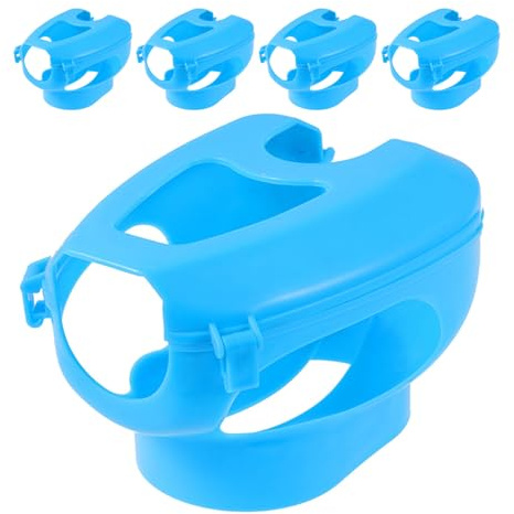 VICASKY 5pezzi Supporto in Plastica per Piccioni da Staffa Fissa per Alimentazione Sicura Strumento di Fissaggio per Iniezioni per Piccioni Accessorio per Gabbie per Uccelli Pulito