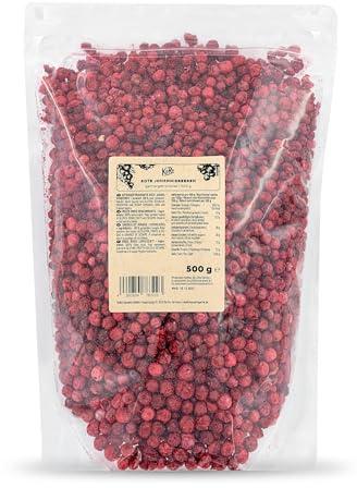 KoRo - Ribes rossi liofilizzati 500 g - sul porridge, lo yogurt oppure come snack - confezione convenienza