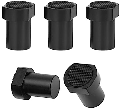 5 Stück Aluminiumlegierung Bankhaken, Bank-Hundeklemme Holzbearbeitungstisch Spannbacken Positionierung Hobelstopfen Hunde-Klemme Hobelbank Zubehör, Bank-Hunde für Bankhaken 19/20MM Loch (20 MM)