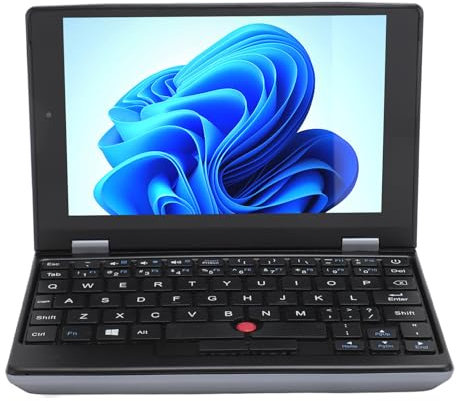 7,0-Zoll-Laptop, Touchscreen, Ultraleichter Kleiner Laptop, für J4115 CPU, 12 G, 2,4 G, 5 G WiFi, BT4.2, Taschen-Laptop, Webcam, für Windows 11 Pro (12GB+128GB