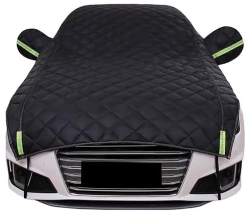 Bache Voiture Anti Grele pour Ford Mustang 2005-2024, Demi-Housse de Voiture,Couverture de Neige épaissie, Protection Solaire et Isolation Thermique, poussière, pour intérieur et extérieur(A)