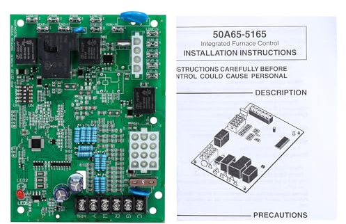 50A65-5165 Furnace Control Circuit Board Compatible with Trane, White-Rodgers and American Standard Furnaces, Replaces 50A65-475, 50A65-474, 50A65-476, CNT05164, D341213P01, HSI Ignition Control Board