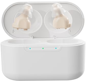 EartoYou Invisible Hearing Amplifier - Intelligent Noise Cancelling, Invisible in Ear, USB Charging Case, Lightweight, Comfort Fit in Ear Canal for Men & Women