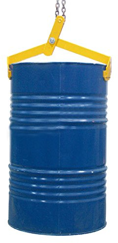 Pince à fûts automatique 350 kg - Prise verticale métal/plastique - Levage sécurisé & ergonomique