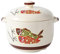 JTBDWOSK Pentola da Minestra in Ceramica, Pentola Rotonda Giapponese con Coperchio, Piano Cottura, Forno Olandese, Pentole di Terracotta, Pentola per Zuppa, Stufato Domestico, Cucina,1000ML