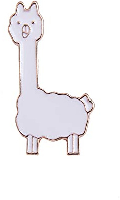 Broche Breastpin Broche Pins Alpaca - Broches De Esmalte De Piña Para Las Mujeres Broches De Dibujos Animados Abrigo Chaquetas De La Solapa Backpack Insignia De Moda Joyería Regalos Para Niños-Alpaca