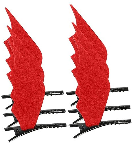 WATIIFUFU 3paires Pinces à Cheveux De Halloween Accessoires Cosplay Décorations De Costume Avec Chauve-souris Pour Fêtes Et Événements Spéciaux