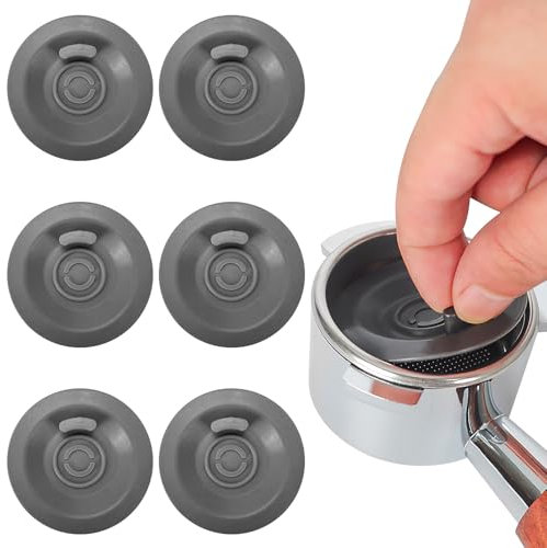 6 PCS Espresso Backflush Cleaning Disc for Sage Cleaning Tablets 54mm Silicone Coffee Maker Handle Clean Pad for Breville BES810BSS, BES840XL, BES878BSS, BES880, BES870XL and other Espresso Machines