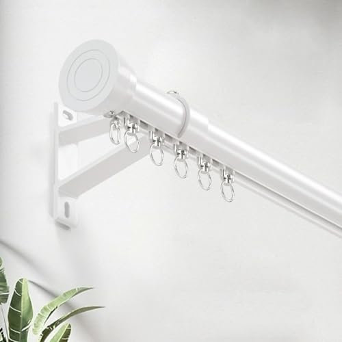 MZQMK Binario per Tende, Robusto Binario per Tende da Esterno Bastone Binario A Soffitto in Alluminio, Bastoni Binari per Finestre E Tende Divisorie(C,4.4M/(14.4FT))