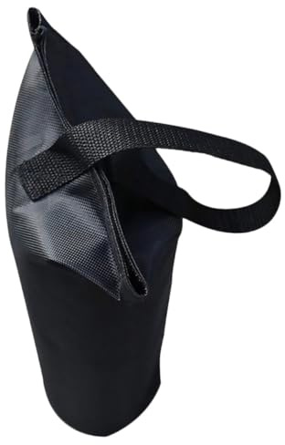 DOITOOL Bolsa Contrapeso Resistente al Viento para Toldo Saco de Peso Plegable de Oxford para Carpa Cenador y Tienda Bolsa Fija Negra para Uso Exterior