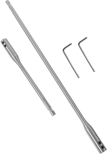 Cabilock Extensión de Broca para Taladro, Juego de 4 Varillas Hexagonales de 150 y 300 MM, Acero Resistente, Herramienta Manual para Perforar Madera y Bricolaje
