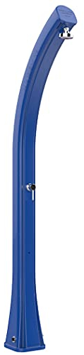 Arkema Design H400 Solar-Gartendusche aus Polyethylen mit Mischer, Blau