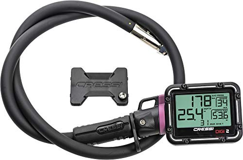 CRESSI - EKC 800040/391 : CRESSI - EKC 800040/391 : Manometer, tiefenmesser, thermometer, digitale taucheruhr DIGI 2 FARBE ROSA