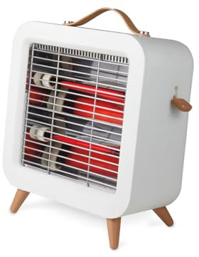 Warmlite, WL42016, Infrared Desk Heater, Ultra-Quiet, Energy Efficient, Overheat Protection, 550W, Cream
