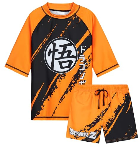 Get Trend Ensemble de Maillots de Bain Garçon et Ado 2 Pièces Short de Bain et T-shirt pour Plage Piscine et Vacances