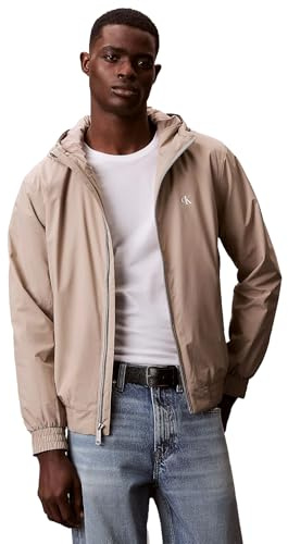 Calvin Klein Men's Ls Hooded Ripstop Harrington Jkt Lv04re516g Jackets