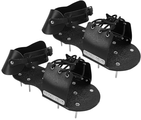 Aeratore 2 in 1 in nylon per scarpe aeratore calzature per la cura dei prati e progetti di pavimenti epossidici 13 punte penetrano nel terreno duro Aeratore manuale